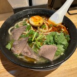 Ippin Kyo Ranshuu Gyuu Niku Men - 蘭州牛肉麺 三角麺