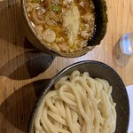 自家製麺 うろた - 狂くをんのつけめん並＋背脂ニンニク