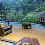 ゆづくしSalon 一の坊 - ラウンジから見える景色