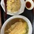 北京飯店 - 料理写真:天津麺と半チャーハンのセット。
