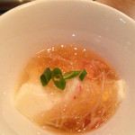 生粋 - 生豆腐とズワイガニの生姜仕立て