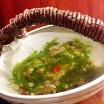 十割蕎麦 やまなか - カウンターには金魚!