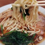 らぁめん ほりうち - 平打ち麺