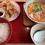 Joi Furu - 背脂たっぷり鉄鍋醤油ラーメン満腹セット