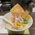 塩生姜らー麺専門店 MANNISH - 【限定】Naoの冷たいモロコシ2024¥1500、ナオマンガイ¥300