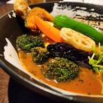 スープカレー忍者 - ブロッコリー(+200円)です。