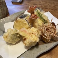 九つ井 本店 - 天麩羅盛り合わせ