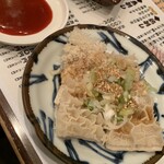 Yakitorimmottsuman - ハチノス刺し　600円