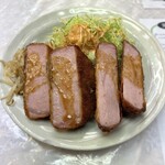 レストランばーく - ハムカツ(4枚)定食