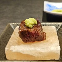 牛の達人 GINZA - 厚切り和牛ハラミ　山葵で