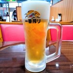 Esunikku Ryouri Gita - さくらデラックススペシャルセットの生ビール