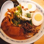 熊本ラーメン ひごもんず - 角煮ラーメン トッピング味玉