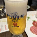 バンザイヴィーノ 京橋 - 生ビールで乾杯