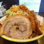 Ra-Men Iero- - ラーメン（並／豚２枚）950円（野菜マシ、あぶらマシ）