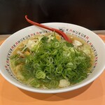 Doutombori kamukura - 野菜いっぱいラーメン＋トッピングネギ