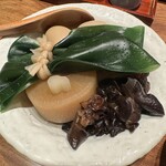 こなから - 昆布と大根と玉子ときくらげのおでん