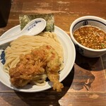 麺屋武蔵 二天 - 鶏天つけ麺(大盛)