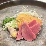 酒亭 田中 - 低温調理刺し