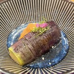 酒亭 田中 - 水茄子の昆布漬け