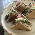 月Cafe - BLTサンドウィッチセット:1280円