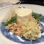 酒亭 田中 - 自家製豆腐と地鶏そぼろ