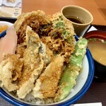 Tendon Tenya - 桜海老天丼。春食材まんてん！