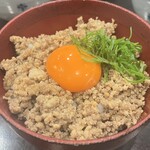 酒亭 田中 - そぼろ丼