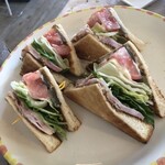 月Cafe - BLTサンドウィッチセット:1280円