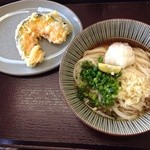 麺工棒 宇部本店 - ぶっかけひやひや  440円   かぼちゃ天ぷら