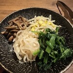 焼肉トラジ - ナムル盛り合わせ