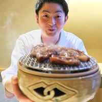 日本料理 研野 - チャーシューと大将。