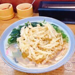 うどんの三拍子 - ごぼ天うどん