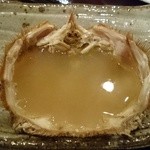 鮨 波やし - ［４回目］毛ガニの甲羅酒
