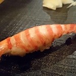 鮨 波やし - ［４回目］海老の握り