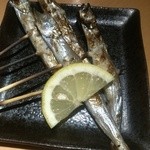 馳走庵 - ししゃも（串に2匹ささって運ばれてきます）