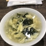 中華料理 成都 - 卵ワカメスープ