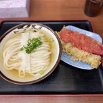 Sanuki Udon Iwai - ひやあつ＋ちくわ天＋紅しょうが天