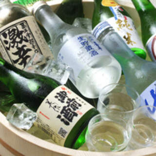 岡山の地酒や県外の日本酒を各種ご用意