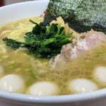 横浜ラーメン あばん - 初チャレンジのチビタマラーメン！