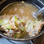 水橋食堂 漁夫 - 2024.4 アラ汁（サービス）