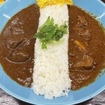 エピタフカレー - 2種ポークビンダルーMARKⅡとシビ辛！ビーフ花椒カレー(1,500円)