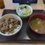 すき家 - 料理写真:牛丼(並盛)+つゆだく とん汁ランチセット 690円 ♪