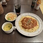 洋食キッチン シャトー - 【2024.4.25(木)】クリーミィミートパスタ（並盛・220g）900円＋ドリンク