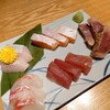 個室と海の台所 虎魚 - 朝〆お刺し身5種盛り　1,980円