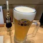 ありそ鮨し - ドリンク写真:ビール(中) ¥770