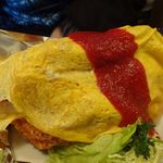 クレイン - オムライス　大盛　\800