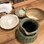 Soba Yuuzan - 塩、わさびに葱が薬味