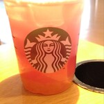 STARBUCKS COFFEE - ピンクフルーツチアアップ＋シトラス果肉追加