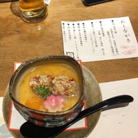 くし路 KITTE丸の内店 - 牡蠣の茶碗蒸し くし路 KITTE丸の内店 - 牡蠣の茶碗蒸し