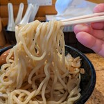 きくちひろき - 麺リフト　ワシッとした中太麺。